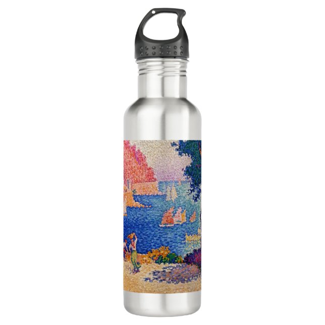 Paul Signac - Capo di Noli Stainless Steel Water Bottle (Front)