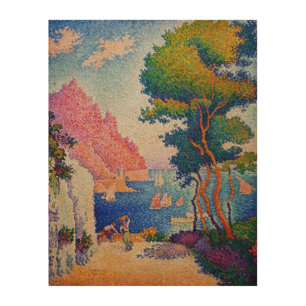 Paul Signac - Capo di Noli Wood Wall Art