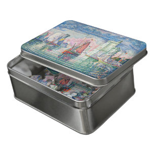 Paul Signac - Entrance of La Rochelle Harbor Jigsaw Puzzle
