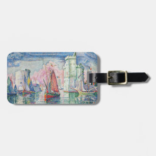 Paul Signac - Entrance of La Rochelle Harbor Luggage Tag