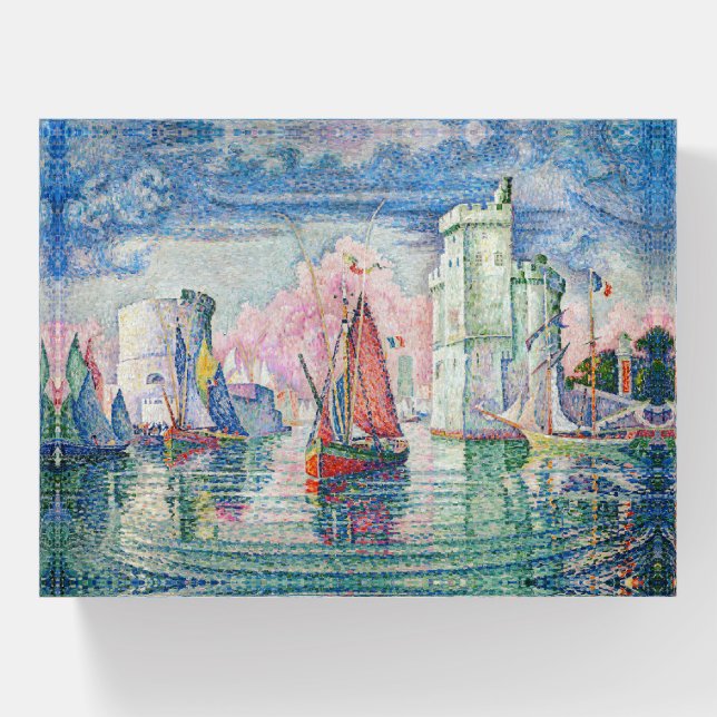 Paul Signac - Entrance of La Rochelle Harbor Paperweight (Front)