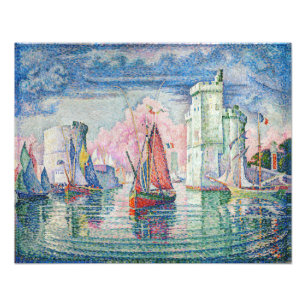 Paul Signac - Entrance of La Rochelle Harbor Photo Print