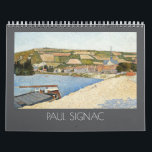 Paul Signac Fine Art Pointilism Paintings Calendar<br><div class="desc">Paul Signac (1863-1935) was a famous French artist of the post-impressionism era,  a founder of pointillism (a technique where forms are created by small brushstrokes,  dots). His most beautiful paintings have that distinct look because of clean colors,  impressive lighting,  strong composition and overall peaceful,  soothing atmosphere.</div>