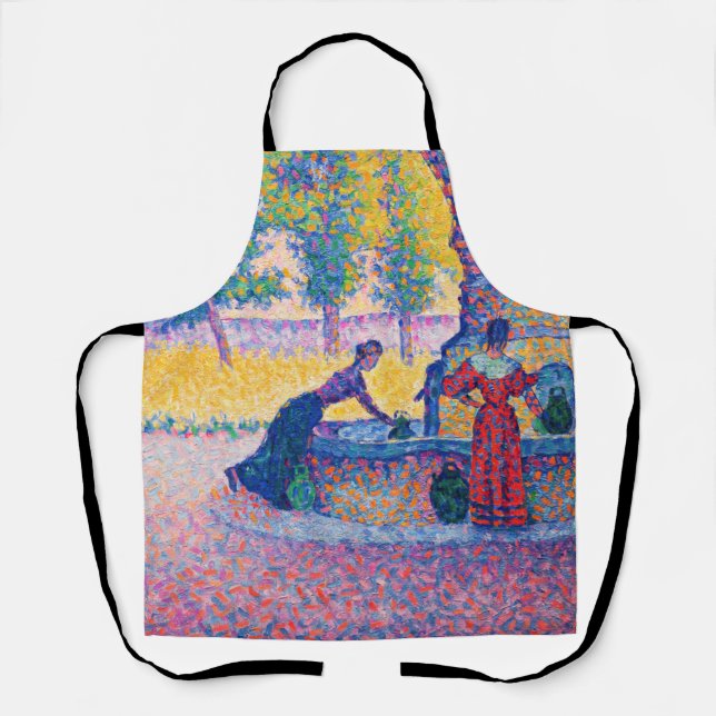Paul Signac - Fountain des Lices, Saint-Tropez Apron (Front)