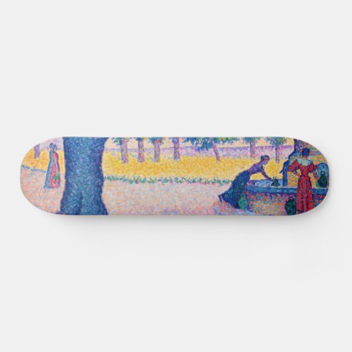 Paul Signac _ Fountain des Lices Saint_Tropez Skateboard