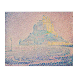Paul Signac - Mont Saint Michel, Fog and Sun Acrylic Print