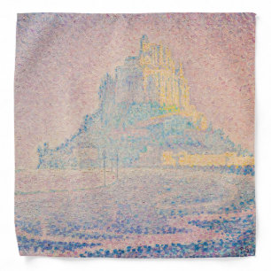 Paul Signac - Mont Saint Michel, Fog and Sun Bandana