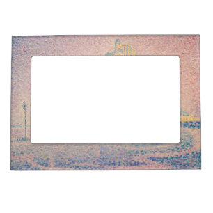 Paul Signac - Mont Saint Michel, Fog and Sun Magnetic Frame