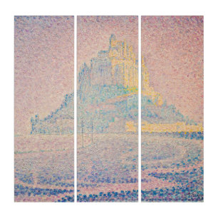 Paul Signac - Mont Saint Michel, Fog and Sun Triptych
