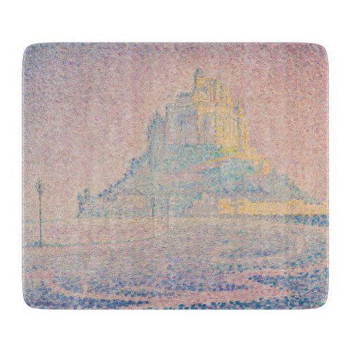 Paul Signac _ Mount Saint Michel Fog and Sun Cutting Board