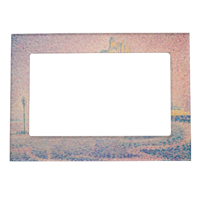 Paul Signac - Mount Saint Michel Fog and Sun Magnetic Frame (Front)