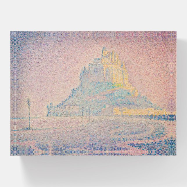 Paul Signac - Mount Saint Michel Fog and Sun Paperweight (Front)