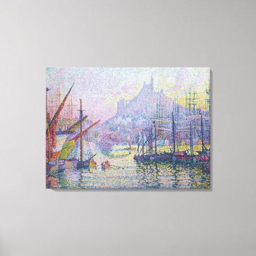 Paul Signac _ Notre_Dame_de_la_Garde Marseille Canvas Print