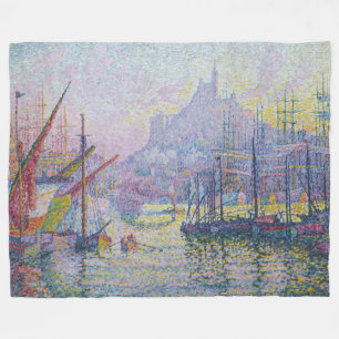 Paul Signac - Notre-Dame-de-la-Garde, Marseille Fleece Blanket