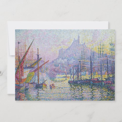 Paul Signac _ Notre_Dame_de_la_Garde Marseille Invitation