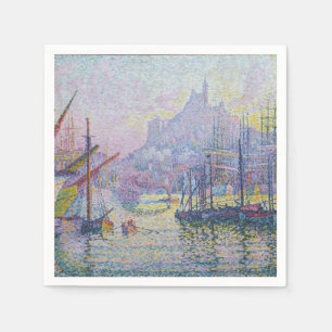 Paul Signac - Notre-Dame-de-la-Garde, Marseille Napkins