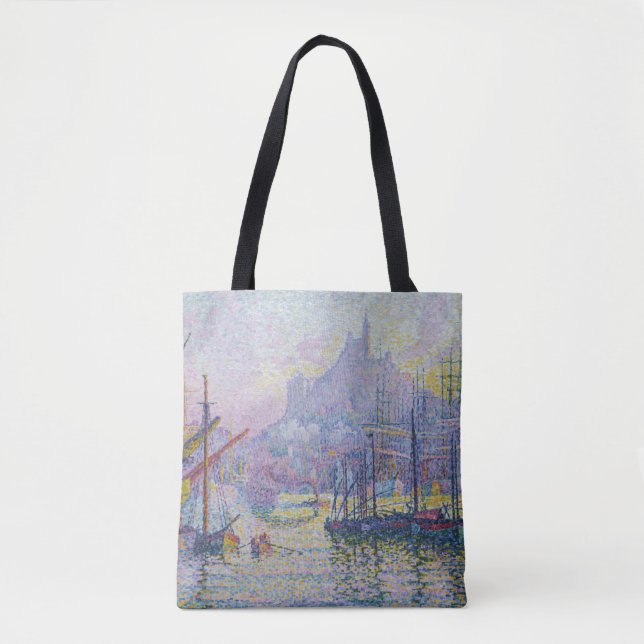 Paul Signac - Notre-Dame-de-la-Garde, Marseille Tote Bag (Front)
