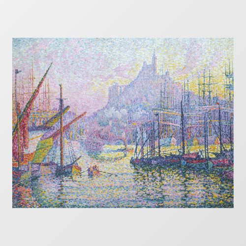 Paul Signac _ Notre_Dame_de_la_Garde Marseille Window Cling