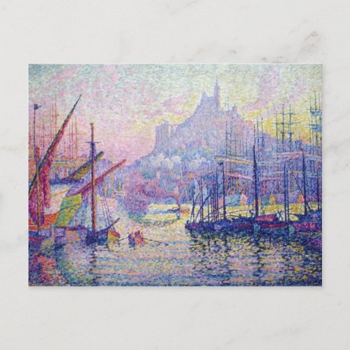 Paul Signac Painting Postcard