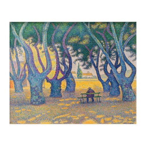 Paul Signac _ Place des Lices Saint_Tropez Acrylic Print