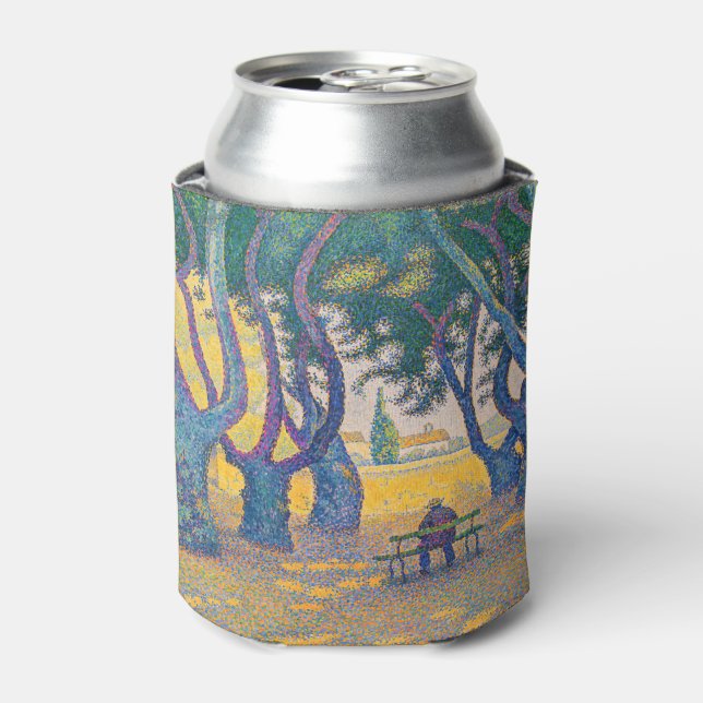 Paul Signac - Place des Lices, Saint-Tropez Can Cooler (Can Front)