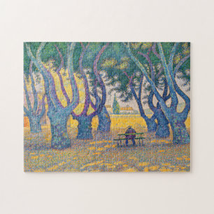 Paul Signac - Place des Lices, Saint-Tropez Jigsaw Puzzle