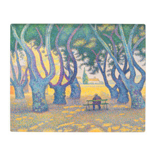 Paul Signac - Place des Lices, Saint-Tropez Metal Print