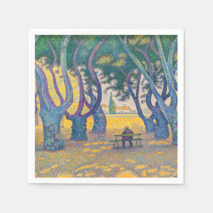 Paul Signac - Place des Lices, Saint-Tropez Napkins