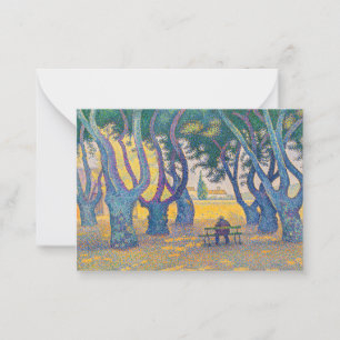 Paul Signac - Place des Lices, Saint-Tropez Note Card