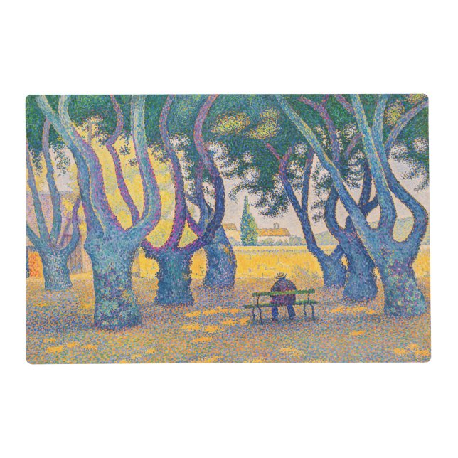 Paul Signac - Place des Lices, Saint-Tropez Placemat (Front)