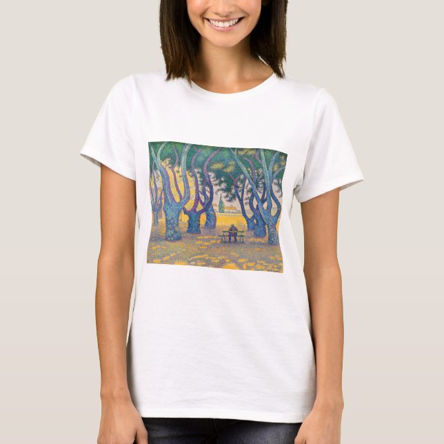 Paul Signac - Place des Lices, Saint-Tropez T-Shirt (Front)