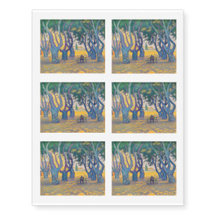 Paul Signac - Place des Lices, Saint-Tropez Temporary Tattoos