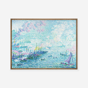 Paul Signac Port of Rotterdam Painting Art Print