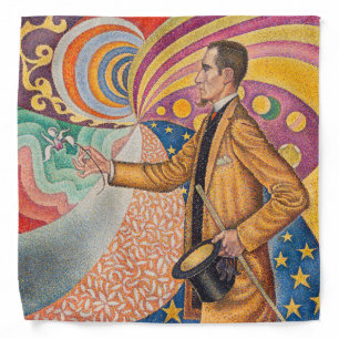 Paul Signac - Portrait of M Felix Feneon, Opus 217 Bandana