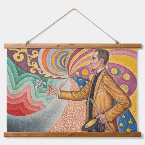 Paul Signac _ Portrait of M Felix Feneon Opus 217 Hanging Tapestry