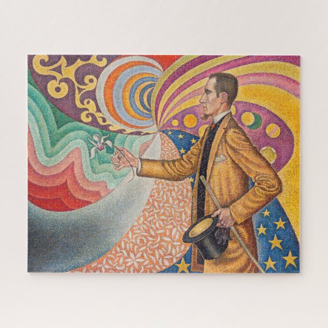 Paul Signac - Portrait of M Felix Feneon, Opus 217 Jigsaw Puzzle (Horizontal)