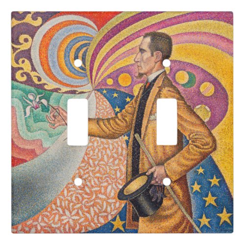 Paul Signac _ Portrait of M Felix Feneon Opus 217 Light Switch Cover