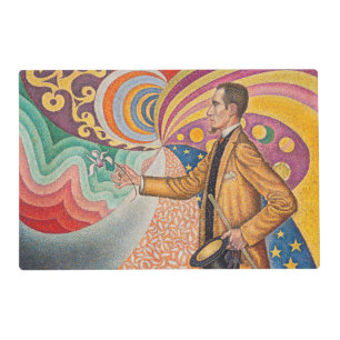 Paul Signac - Portrait of M Felix Feneon, Opus 217 Placemat