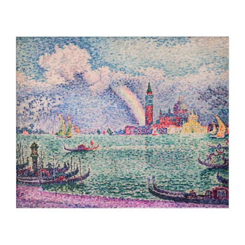 Paul Signac _ Rainbow Venice Acrylic Print