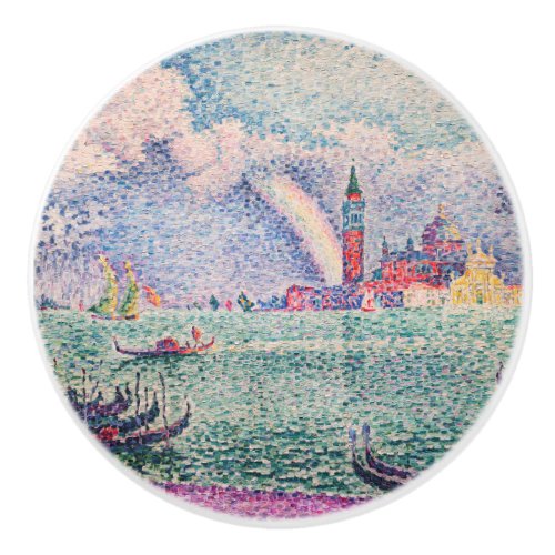 Paul Signac _ Rainbow Venice Ceramic Knob