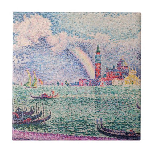 Paul Signac _ Rainbow Venice Ceramic Tile