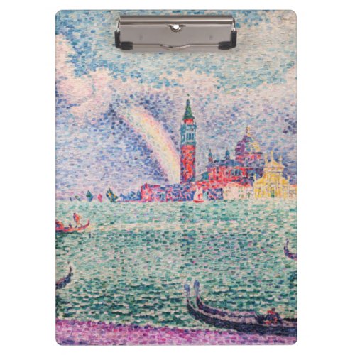 Paul Signac _ Rainbow Venice Clipboard