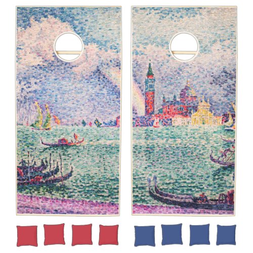 Paul Signac _ Rainbow Venice Cornhole Set