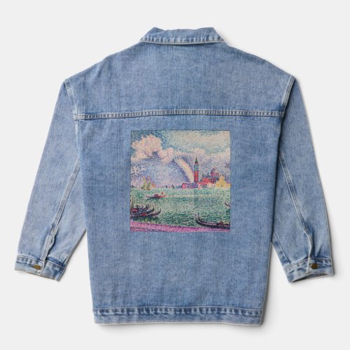 Paul Signac _ Rainbow Venice Denim Jacket