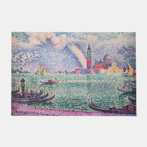 Paul Signac _ Rainbow Venice Doormat