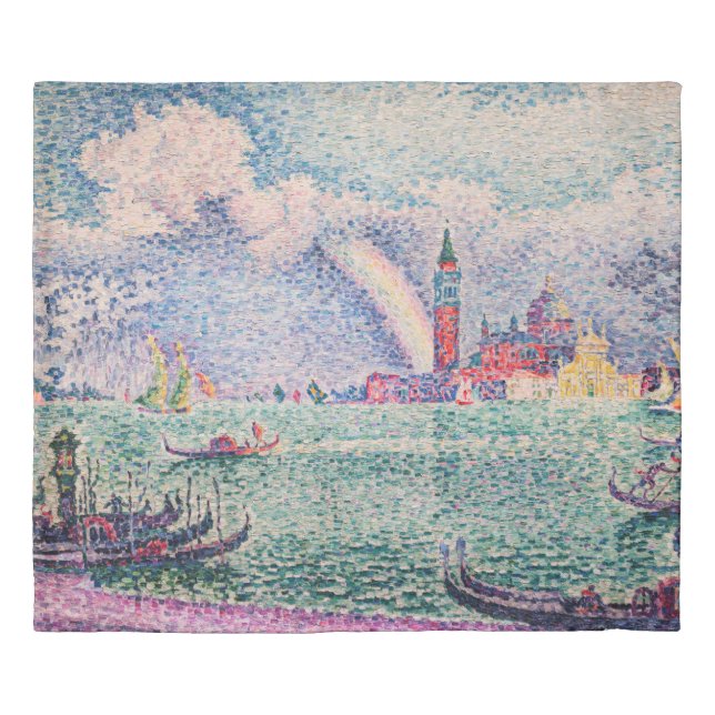 Paul Signac - Rainbow, Venice Duvet Cover (Front)