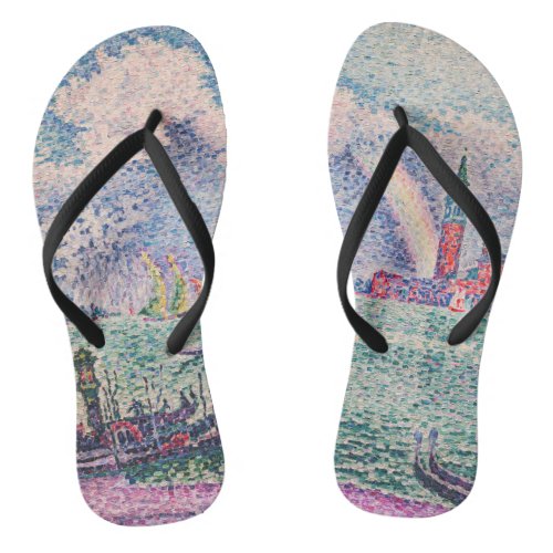 Paul Signac _ Rainbow Venice Flip Flops