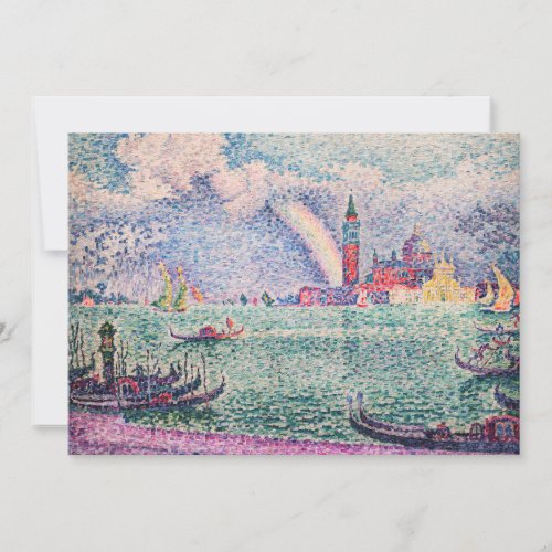 Paul Signac _ Rainbow Venice Invitation