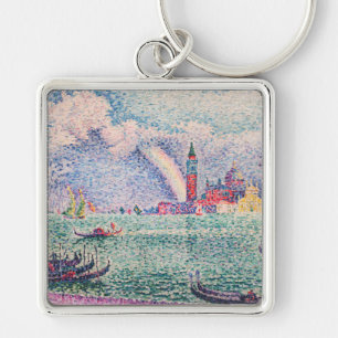 Paul Signac - Rainbow, Venice Keychain