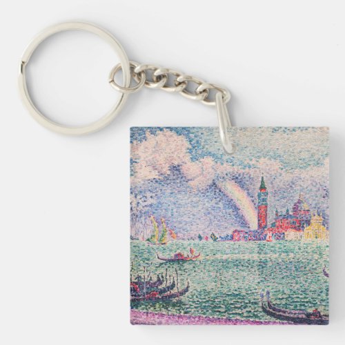 Paul Signac _ Rainbow Venice Keychain